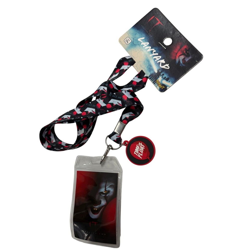 IT Chapter Two Pennywise Lanyard Spirit Halloween Horror Movie ID Holder New